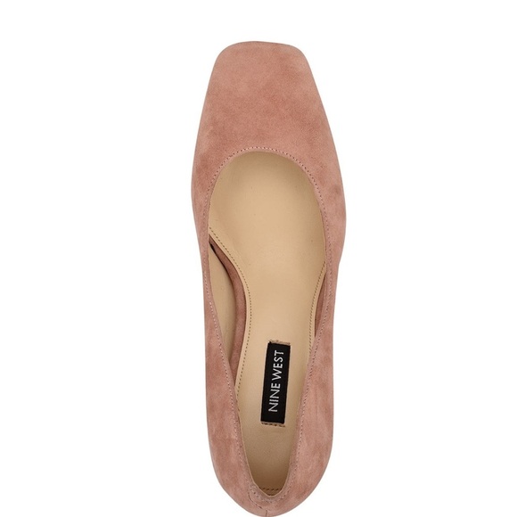 Nine West Women’s Pink Suede Udele Dress Pumps, women’s shoes pump, Heel size 9 - Picture 2 of 14